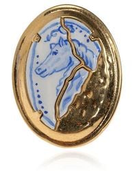 Chloé - Chloé Bloomcraft Oval Signet Ring - Lyst