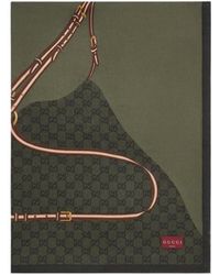 Gucci - Wool Blanket With Print - Lyst