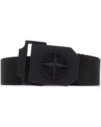 Stone Island - Logo Compass Box Buckle Belt - Lyst