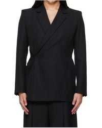 Egonlab - Egonic Wool Double-Breasted Suit Jacket - Lyst