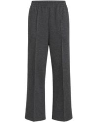 Brunello Cucinelli - Techno Cotton And Cashmere Interlock Track Trousers - Lyst