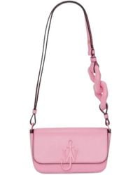 JW Anderson - Jw Anderson Logo Plaque Anchor Chain Shoulder Bag - Lyst