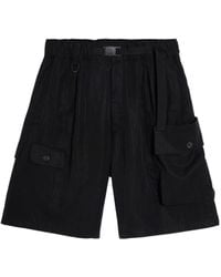 Y-3 - Twill Asymmetric Cargo Shorts - Lyst