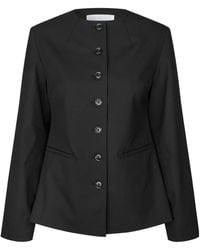 Samsøe & Samsøe - Single-Breasted Suit Jacket - Lyst