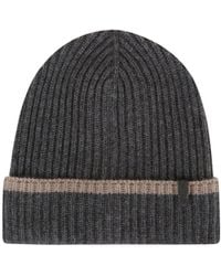 Brunello Cucinelli - Embellished Ribbed-Knit Beanie - Lyst