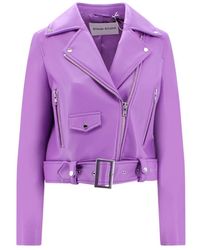Stand Studio - Esmeralda Long Sleeved Biker Jacket - Lyst