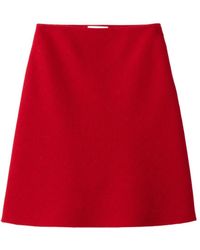Miu Miu - Zip-Up Midi Skirt - Lyst