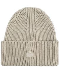 Isabel Marant - Logo Embroidered Knit Beanie - Lyst
