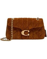COACH - Tabby 26 Quilted Suede Shoulder Bag - Lyst