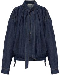 Dries Van Noten - Long-Sleeved Denim Shirt - Lyst