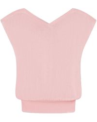 GIMAGUAS - Sleeveless Knit Top - Lyst