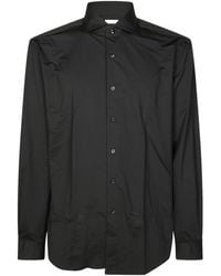 Xacus - Collar Cutaway Twill Shirt - Lyst