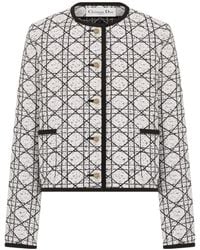 Dior - Christian Macrocannage Cropped Jacket - Lyst