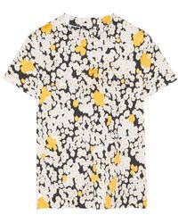 Lanvin - Daisy Printed Crewneck T-Shirt - Lyst