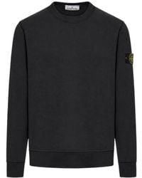 Stone Island - Compass Patch Crewneck Sweatshirt - Lyst