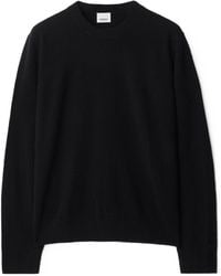 Burberry - Round Neck Sweater - Lyst