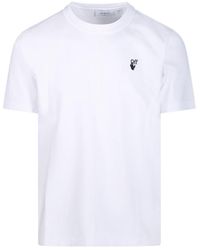 Off-White c/o Virgil Abloh - Logo-Detail T-Shirt - Lyst