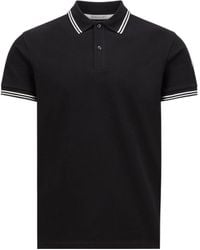 Moncler - Logo Patch Short-Sleeved Polo Shirt - Lyst