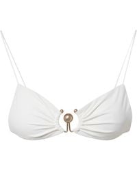 Christopher Esber - Ruched Orbit Miniscule Bikini Top - Lyst