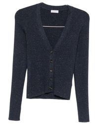 Brunello Cucinelli - Long Sleeve Cardigan - Lyst