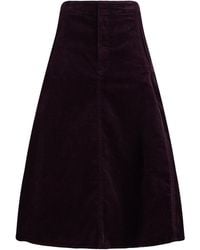 Polo Ralph Lauren - Corduroy A-Line Skirt - Lyst