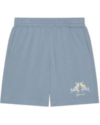 Givenchy - Logo Embroidered Bermuda Shorts - Lyst