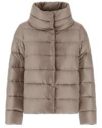 Herno - High-Neck Quilted Padded Jacket - Lyst