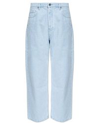 Maison Kitsuné - Maison Kitsuné Relaxed Wide-Leg Jeans - Lyst