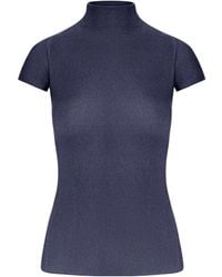 Giorgio Armani - Turtleneck Knit Top - Lyst