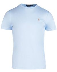Polo Ralph Lauren - Logo Embroidered Crewneck T-Shirt - Lyst