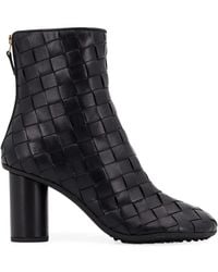 Bottega Veneta - Intrecciato Atomic Ankle Boots - Lyst