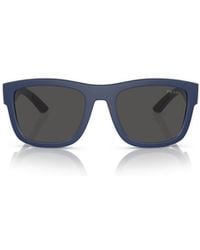 Prada Linea Rossa - Prada Eyewear Square Frame Sunglasses - Lyst