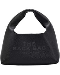 Marc Jacobs - Logo Debossed Mini Top Handle Bag - Lyst
