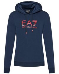 EA7 - Logo Details Sweater - Lyst