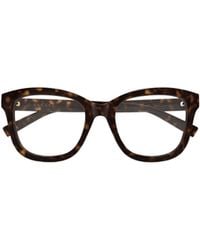 Gucci - Eyewear Square Frame Glasses - Lyst