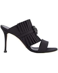Manolo Blahnik - Danteuil Pleated Detail Mules - Lyst