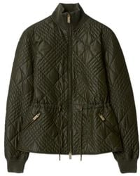 Burberry - Micro Check-Stitch Wakerley Jacket - Lyst