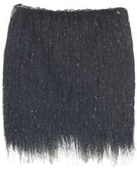 Liu Jo - Fringed Mini Skirt - Lyst