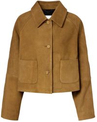 Dorothee Schumacher - Button Leather Jacket - Lyst