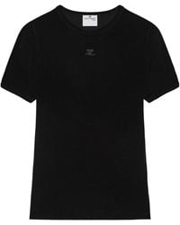 Courreges - Courrèges Short-Sleeved Crewneck T-Shirt - Lyst