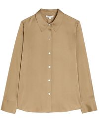 Vince - Stretch Silk-Blend Shirt - Lyst
