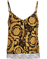 Versace - Baroque Pattern Tank Top - Lyst