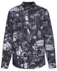 Versace Jeans Couture - Couture Patterned Long-Sleeved Shirt - Lyst