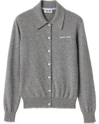 Miu Miu - Cashmere Cardigan - Lyst