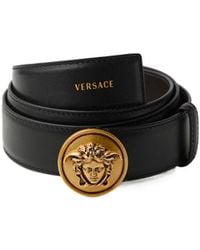 Versace - Medusa Buckle Belt - Lyst