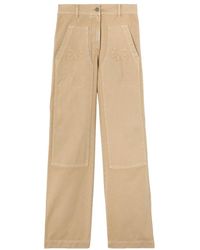 Palm Angels - Palm Embroidered Cargo Pants - Lyst