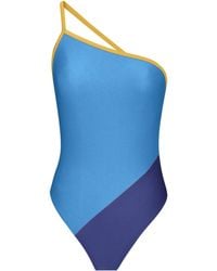 Saint Laurent - Maillot De Bain One-Shoulder Swimsuit - Lyst