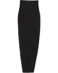 Rick Owens - Raw-Hem Rear Slit Maxi Skirt - Lyst