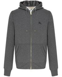 Burberry - Logo Hooded Casual Jacket - Lyst
