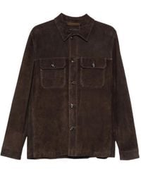 Moorer - Long-Sleeved Leather Jacket - Lyst